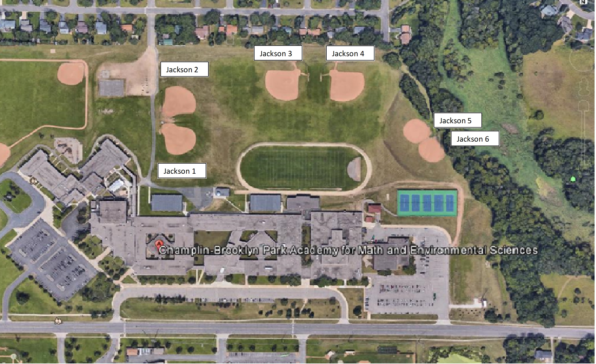 Jackson Middle Baseball Fields